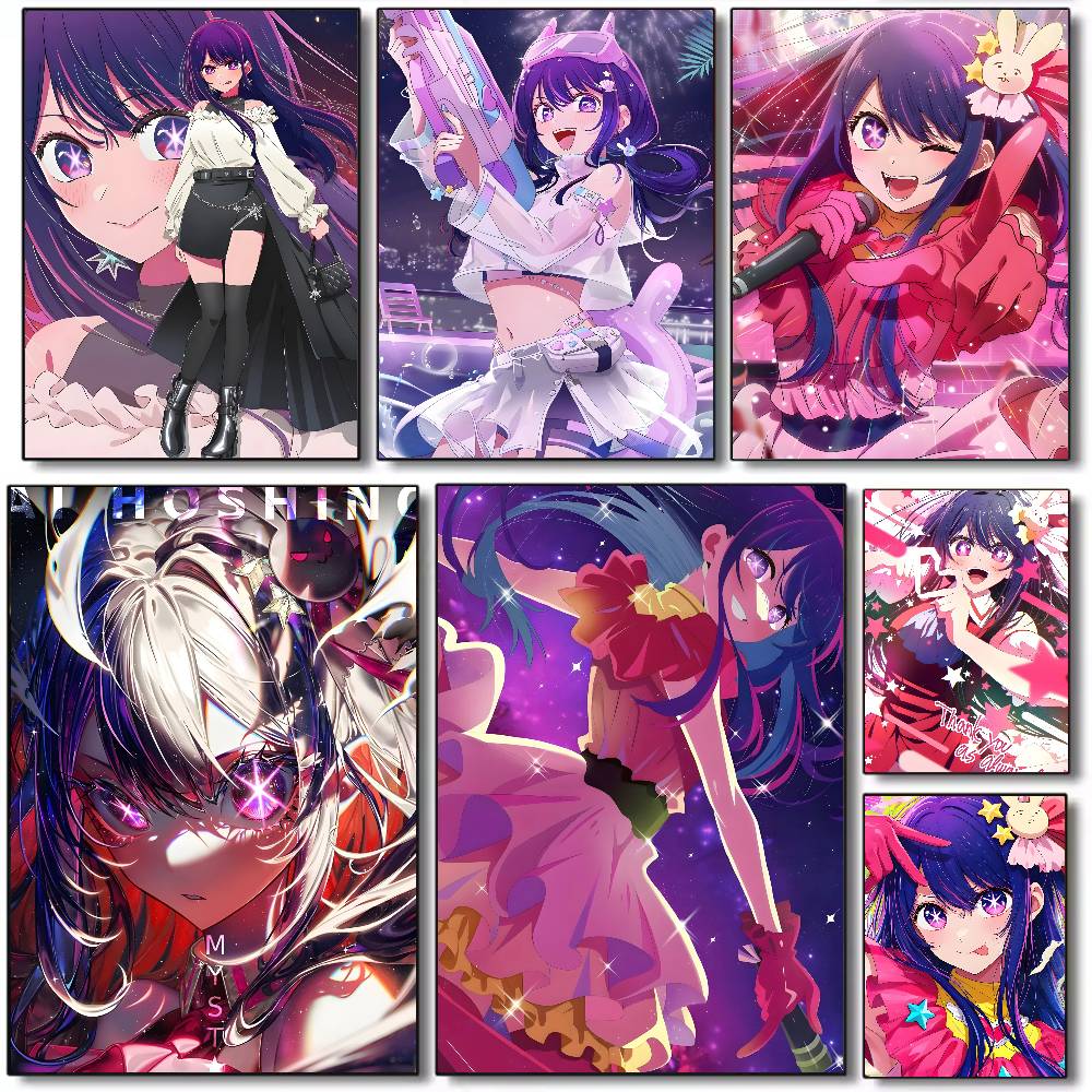 Home Decor Ai Free - โปสเตอร์ O-Oshi No Ko โฮชิโนะ ไอ