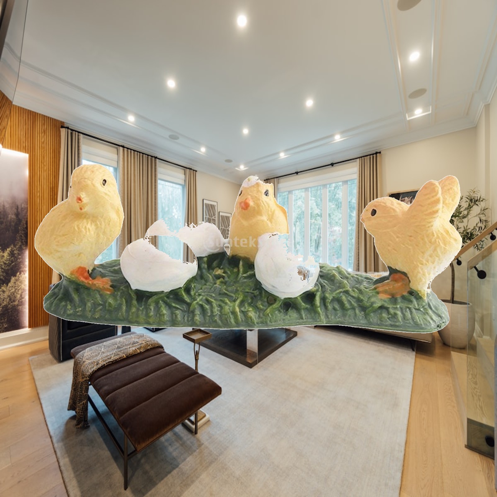 Home Decor Duck - โมเดลเป็ด รูปปั้นสัตว์ พีวีซี ของตกแต่งสวนขนาดเล็ก ของเล่นเสริมการเรียนรู้สำหรับห้องเรียนและบ้าน