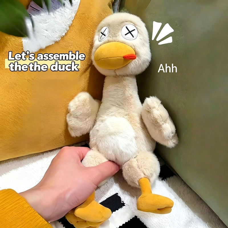 Home Decor Duck - ตุ๊กตาเป็ดแม่เหล็กน่ารัก ถอดประกอบได้ ของเล่นเป็ดเค็มแสนสนุก เหมาะสำหรับเป็นของขวัญให้เพื่อน และใช้ตกแต่งบ้านได้