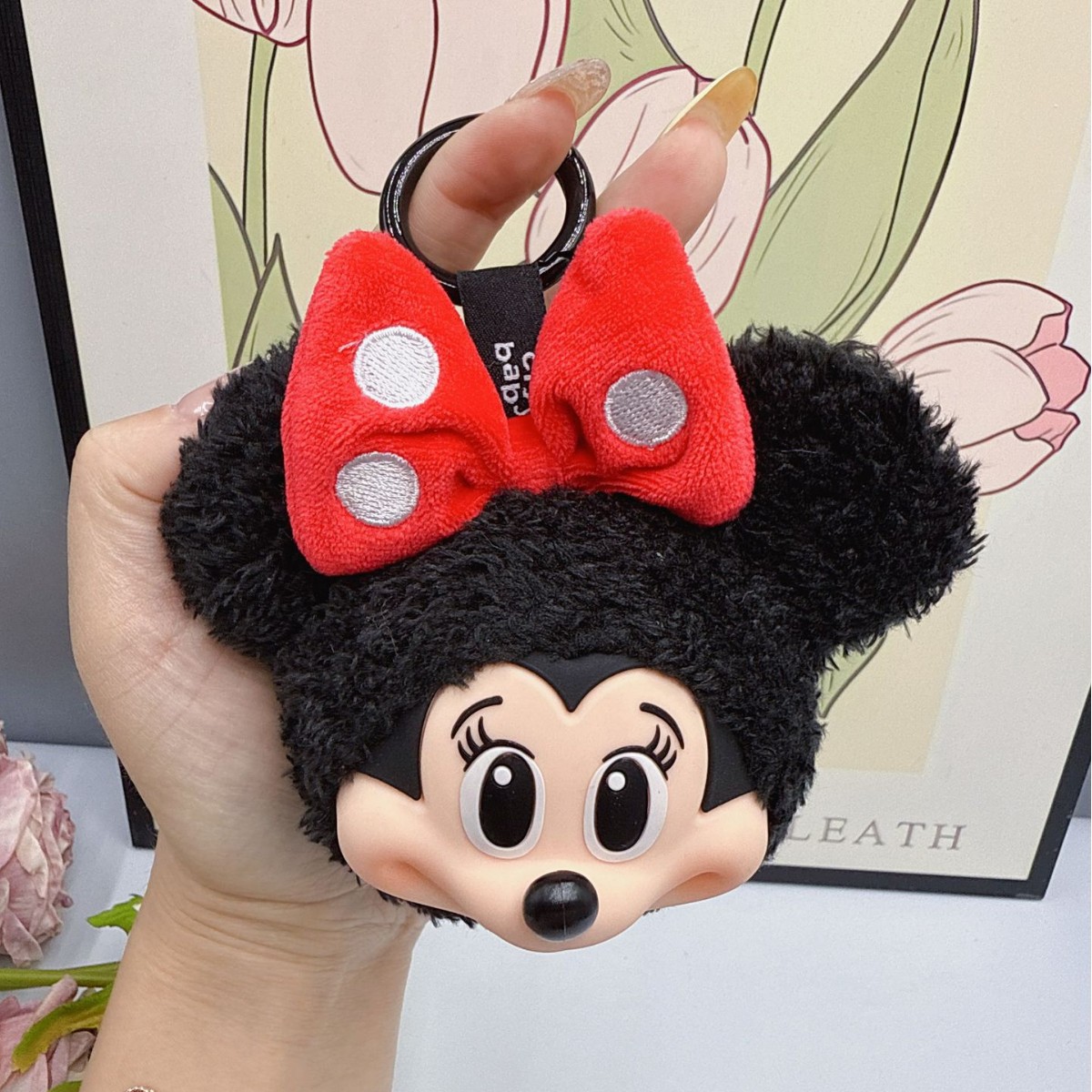 Home Decor Zen - พวงกุญแจตุ๊กตามิกกี้มินนี่ น่ารัก วัสดุไวนิล ของสะสม ของขวัญ ตกแต่งกระเป๋าเป้