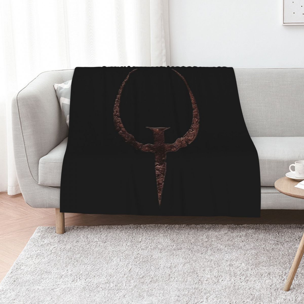 Home Decor Png - Quake 1 Logo Essential T-Shirt.png ผ้าห่มลายการ์ตูนสำหรับโซฟา