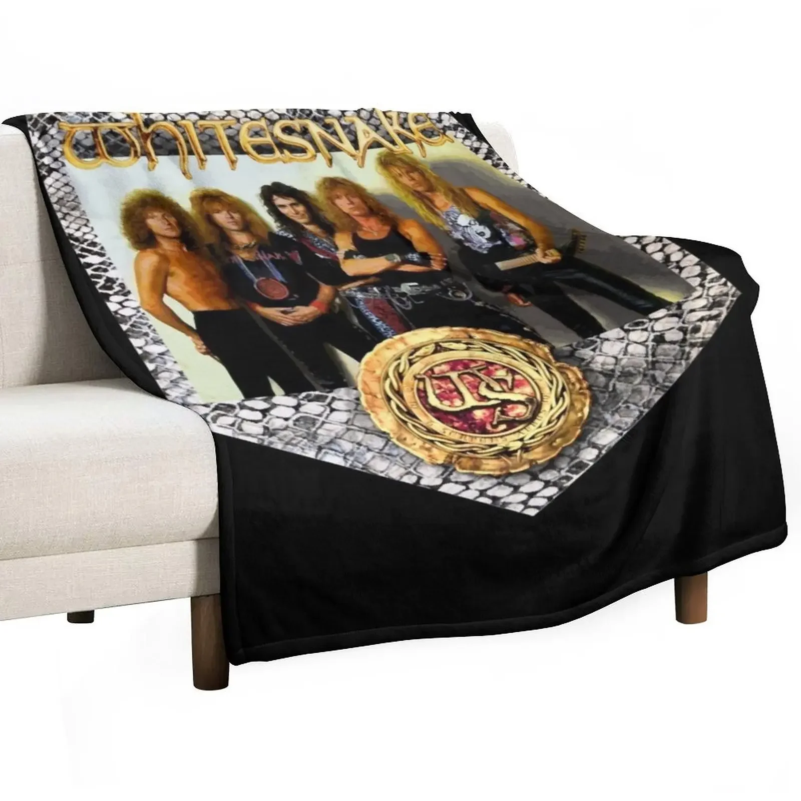 Home Decor Png - เสื้อยืดคลาสสิก Whitesnake &x27;89.png ผ้าห่มคลุมตัวสำหรับตั้งแคมป์ ตกแต่งโซฟา แฟชั่น