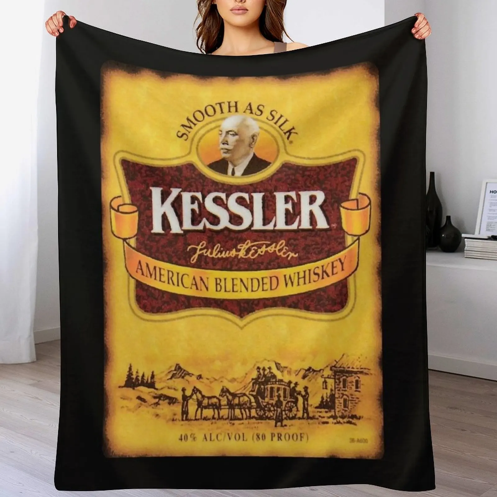 Home Decor Png - เสื้อยืด Kessler Vintage Classic.png ผ้าห่มนุ่มตกแต่งบ้านสำหรับโซฟาห้องนอน