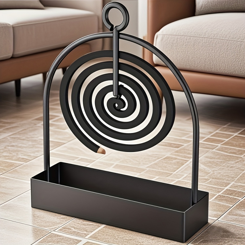 Incense Stick Holder - ที่วางยากันยุง 1A, ฐานไม้จันทน์, วัสดุโลหะ, เหมาะสำหรับแขวนมุ้งกันยุงหรือธูป, เหมาะมากสำหรับ