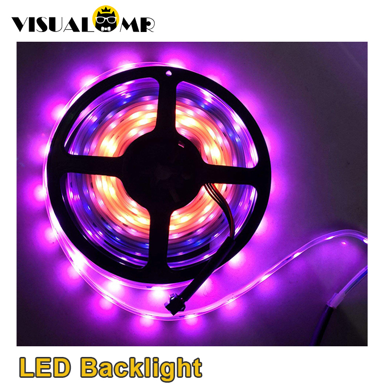 Home Decor Ai Free - LED Backlight สำหรับกรอบหน้าจอโปรเจคเตอร์ RGB ริ้วสายไฟหลายสีรีโมทคอนโทรล AI