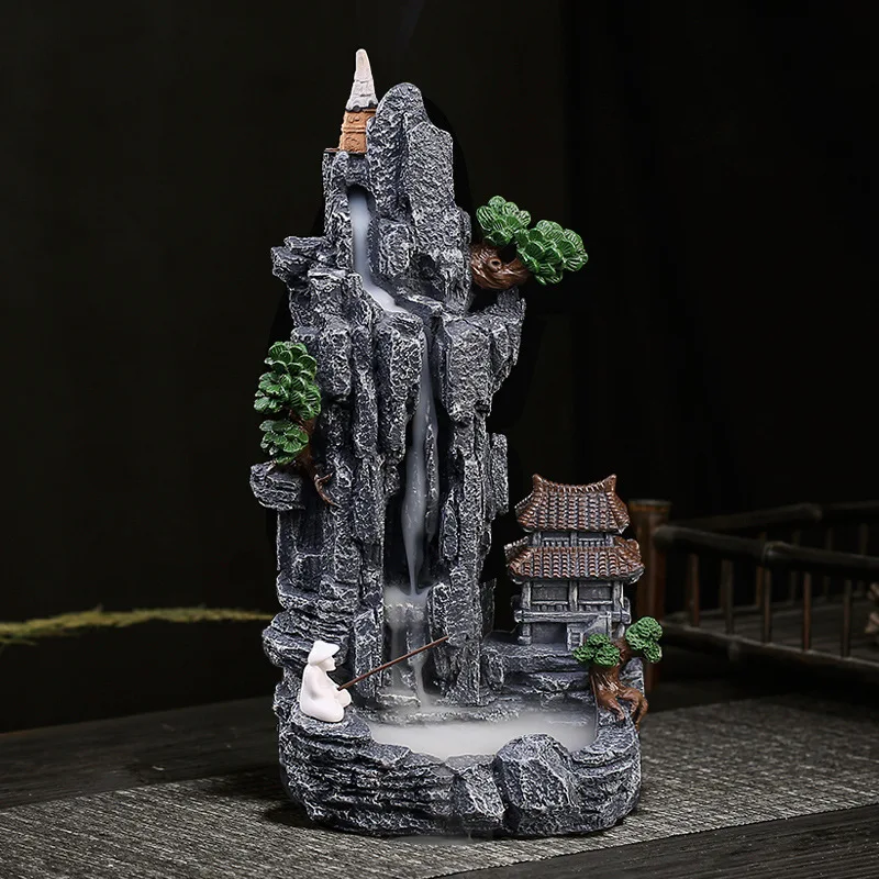 Incense Stick Holder - 1 PC น้ําตก Backflow ธูป Burner