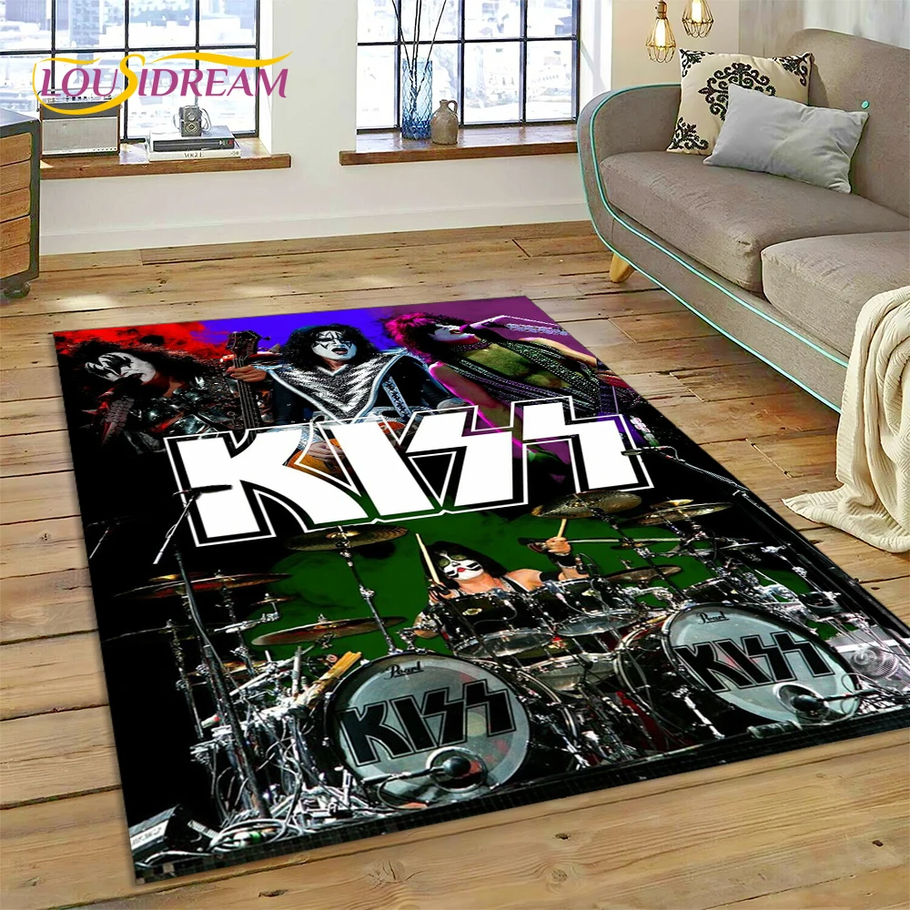 พรมลายร็อคแบบ3D Kiss พรมสำหรับ - Home Decor Online Free บทวิจารณ์และราคา