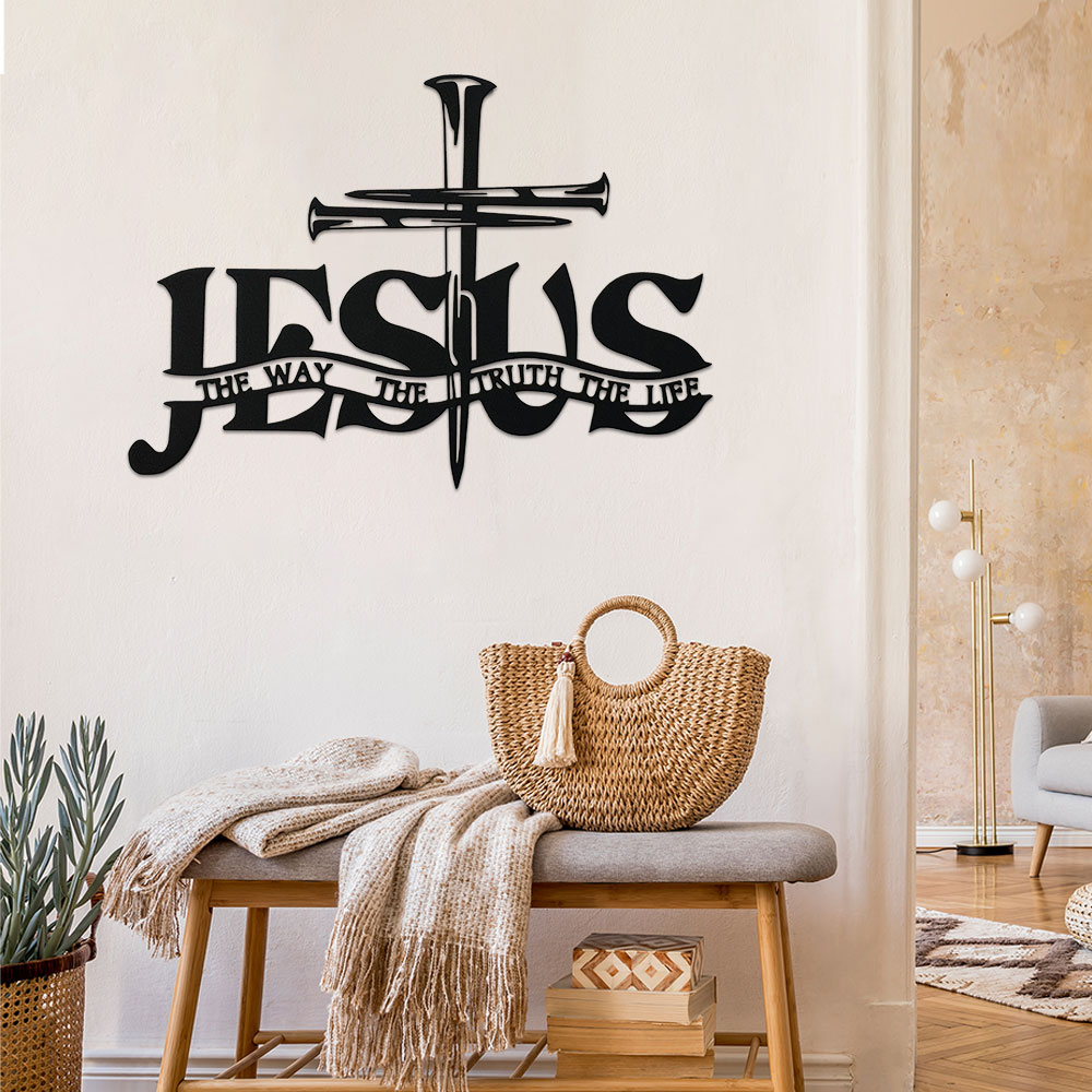 1 PC พระเยซูและสวดมนต์โลหะ Wal - Home Decor Jesus บทวิจารณ์และราคา