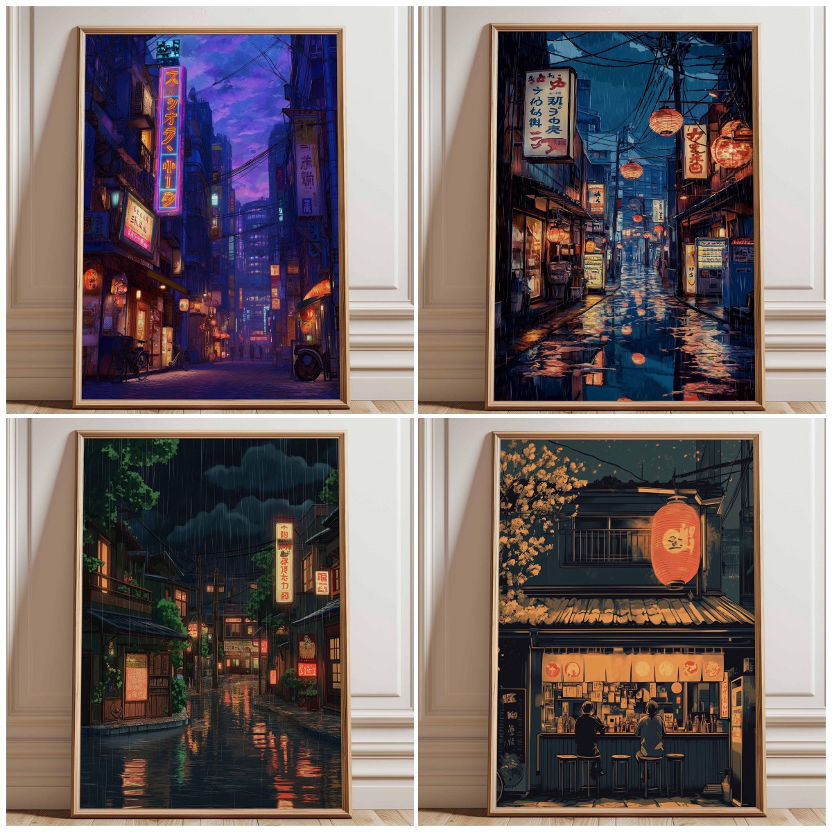 โปสเตอร์พิมพ์ลายถนนโตเกียวแบบน - Home Decor Tokyo บทวิจารณ์และราคา