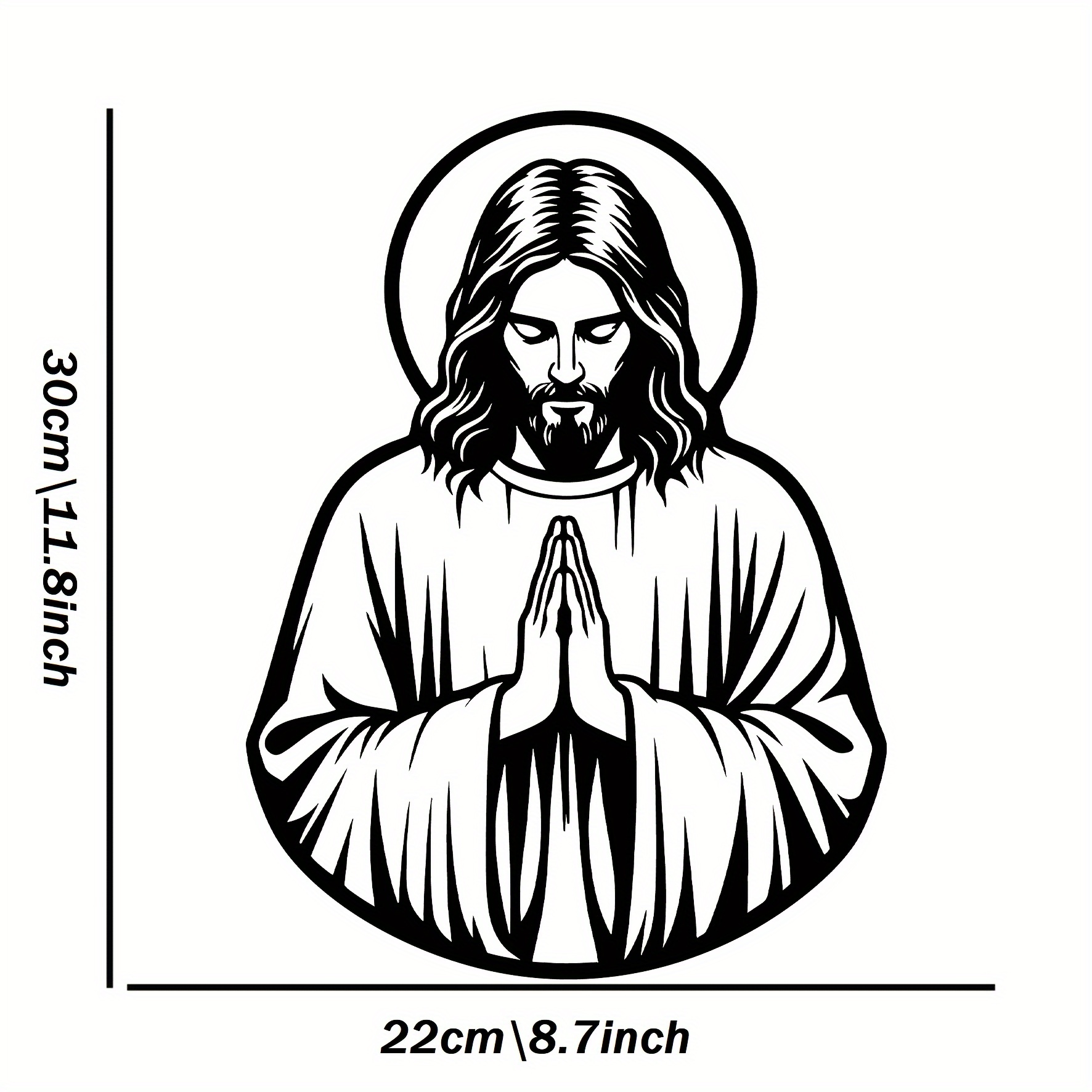 CIFBUY ของตกแต่งผนังเหล็ก รูปป - Home Decor Jesus บทวิจารณ์และราคา