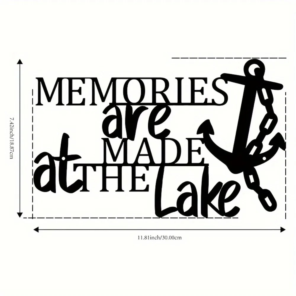 งานศิลปะติดผนังรูปสมอเรือเหล็ก - Home Decor Duck บทวิจารณ์และราคา