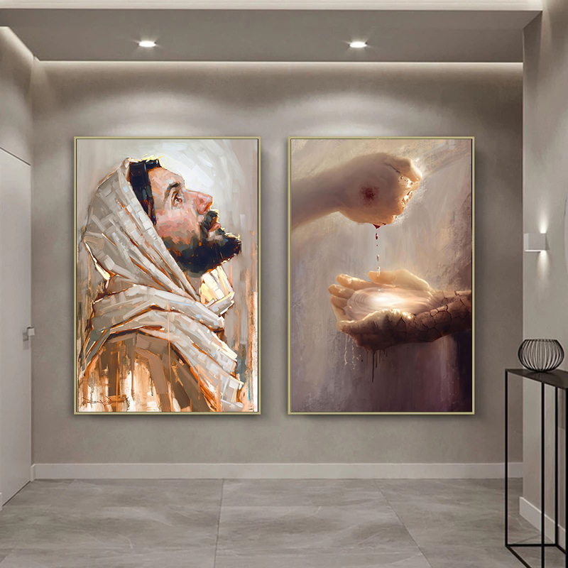 พระคริสต์พระเยซูผู้นำแห่งแสงศั - Home Decor Jesus บทวิจารณ์และราคา