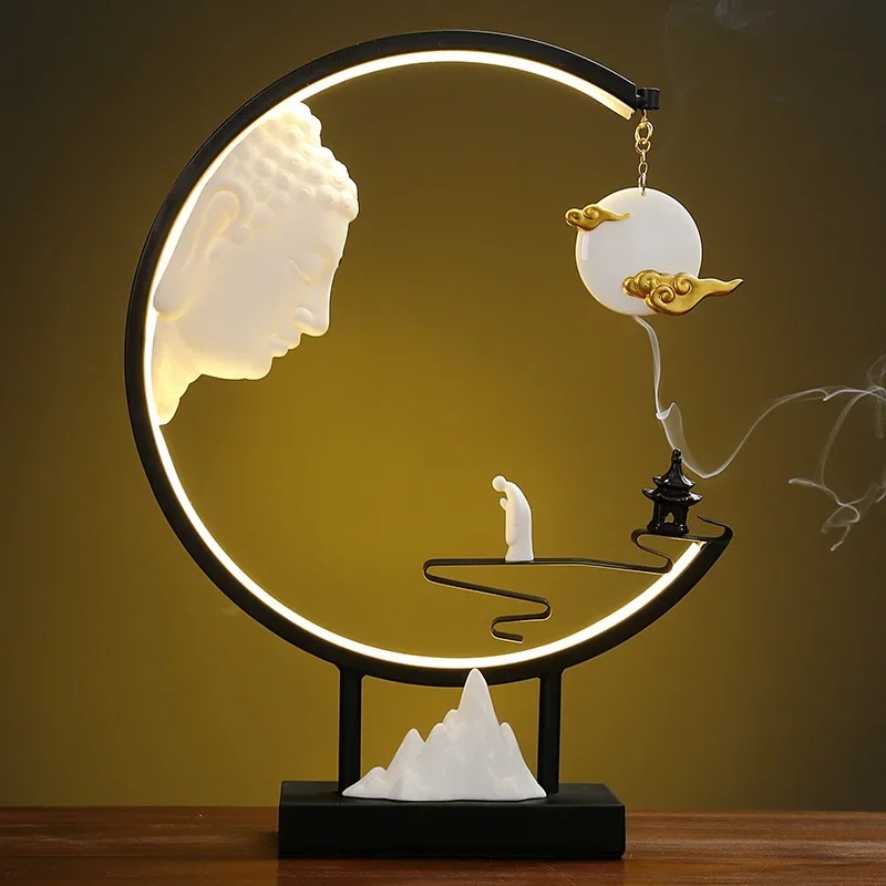 FX-1  กระถางธูปแบบไหลย้อนดีไซน - Home Decor Zen บทวิจารณ์และราคา