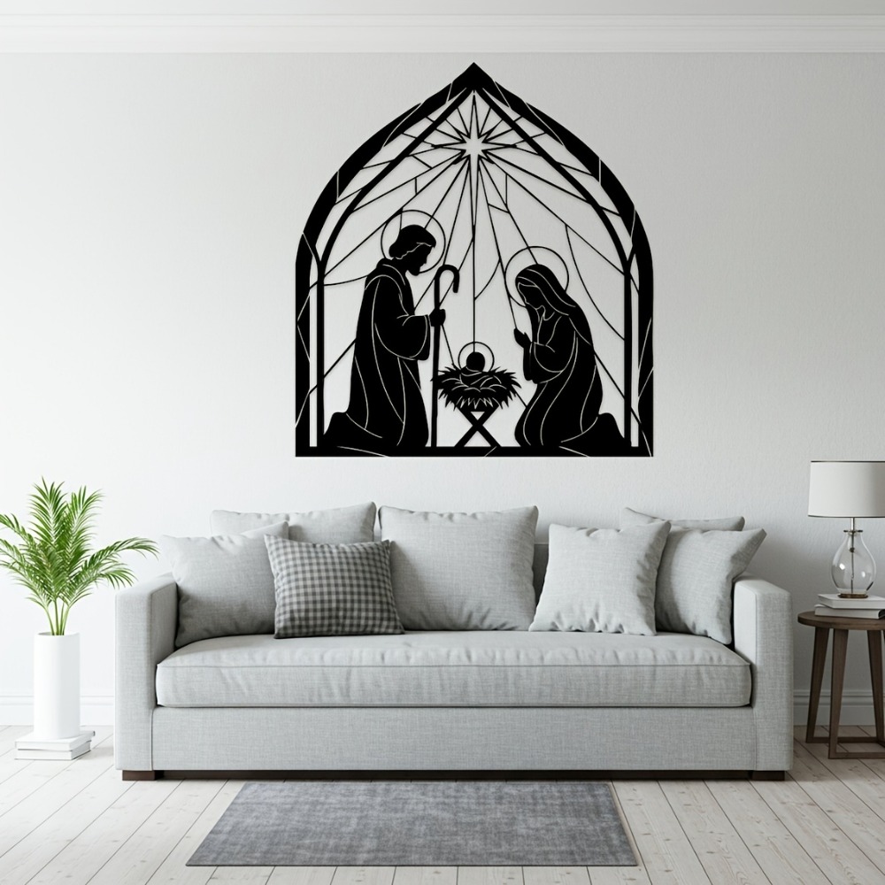 CIFBUY งานศิลปะติดผนังโลหะรูปพ - Home Decor Jesus บทวิจารณ์และราคา