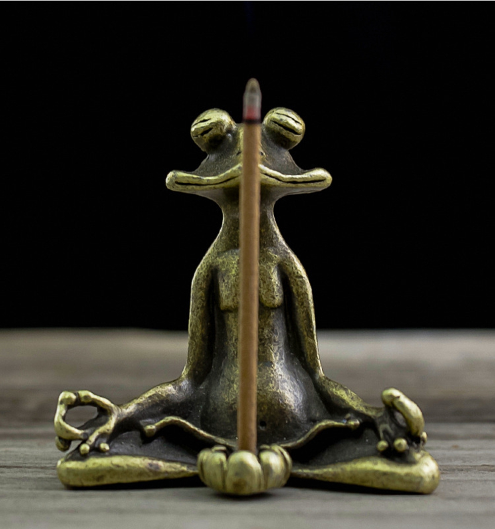 รูปปั้นกบทองเหลืองวินเทจสำหรับ - Home Decor Humacao บทวิจารณ์และราคา