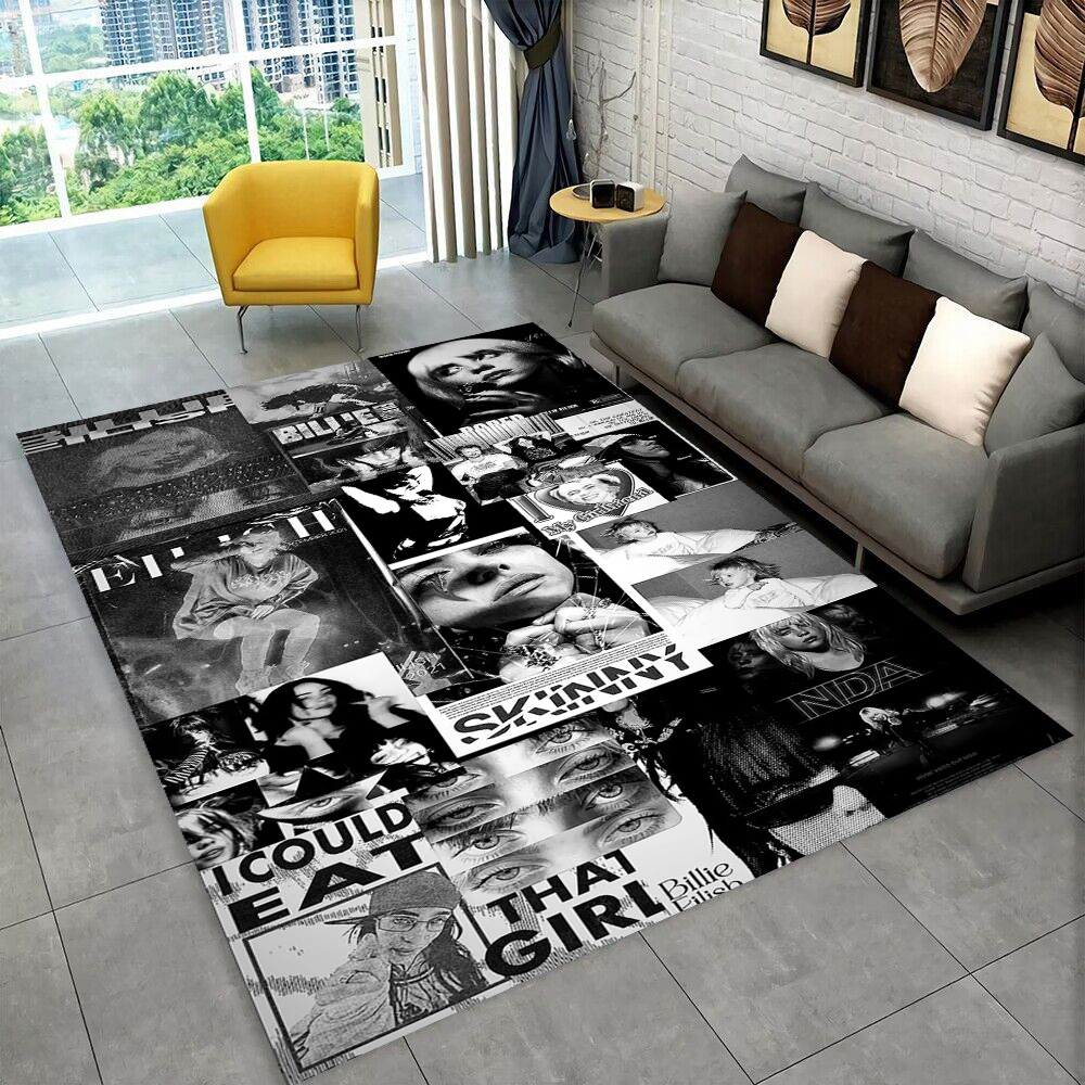 พรมลายบิลลี่ ไอลิช นักร้องดัง  - Home Decor Online Free บทวิจารณ์และราคา