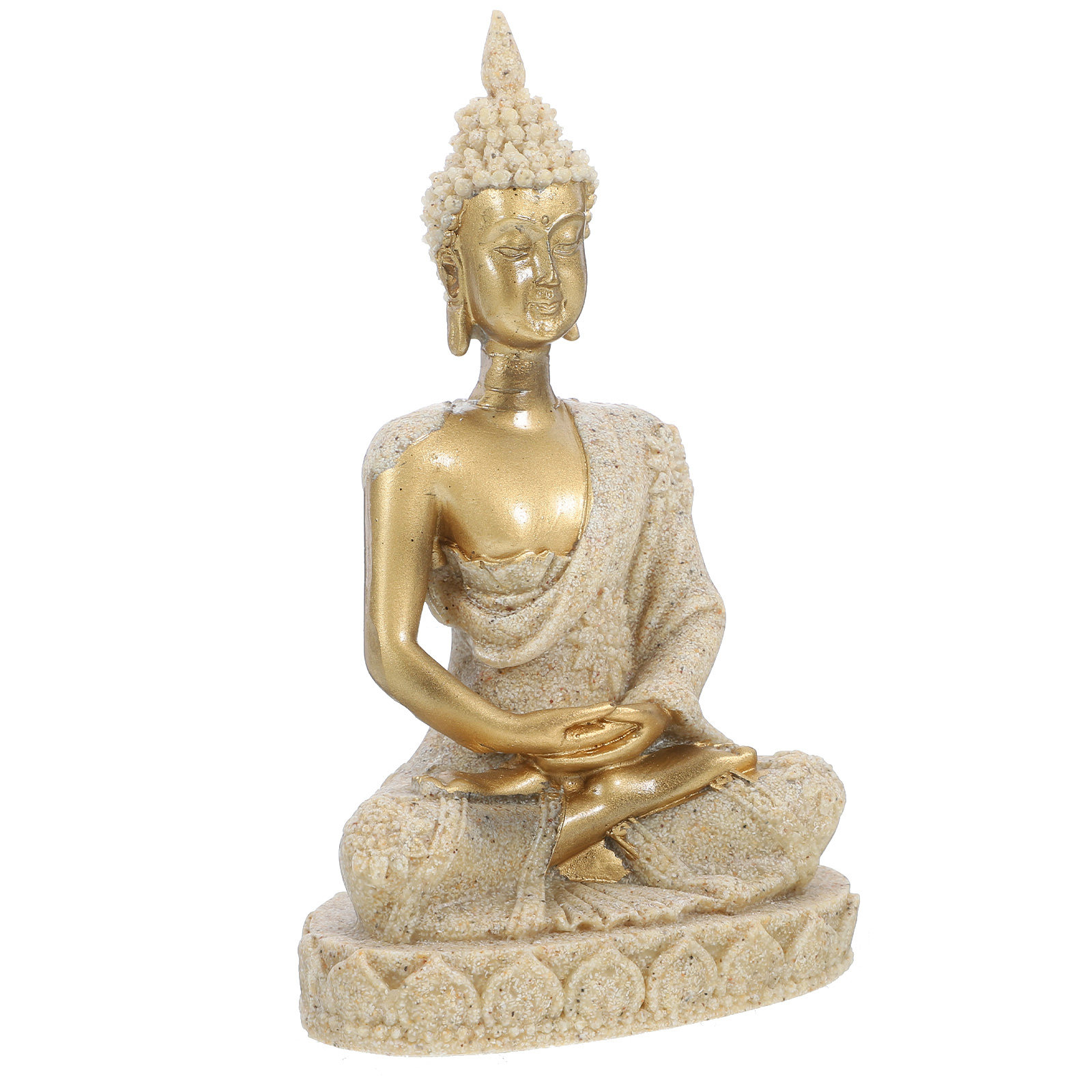 รูปปั้นพระพุทธรูปเรซินสไตล์เรโ - Home Decor Zen บทวิจารณ์และราคา