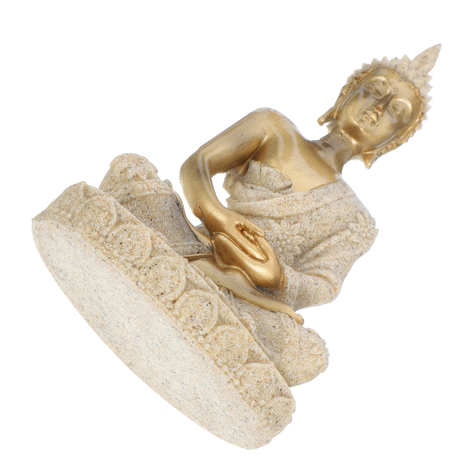 รูปปั้นพระพุทธรูปเรซินสไตล์เรโ - Home Decor Zen บทวิจารณ์และราคา