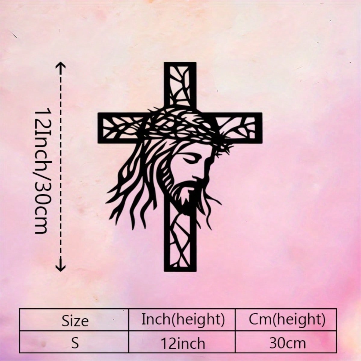 ศิลปะติดผนังรูปไม้กางเขนพระเยซ - Home Decor Jesus บทวิจารณ์และราคา