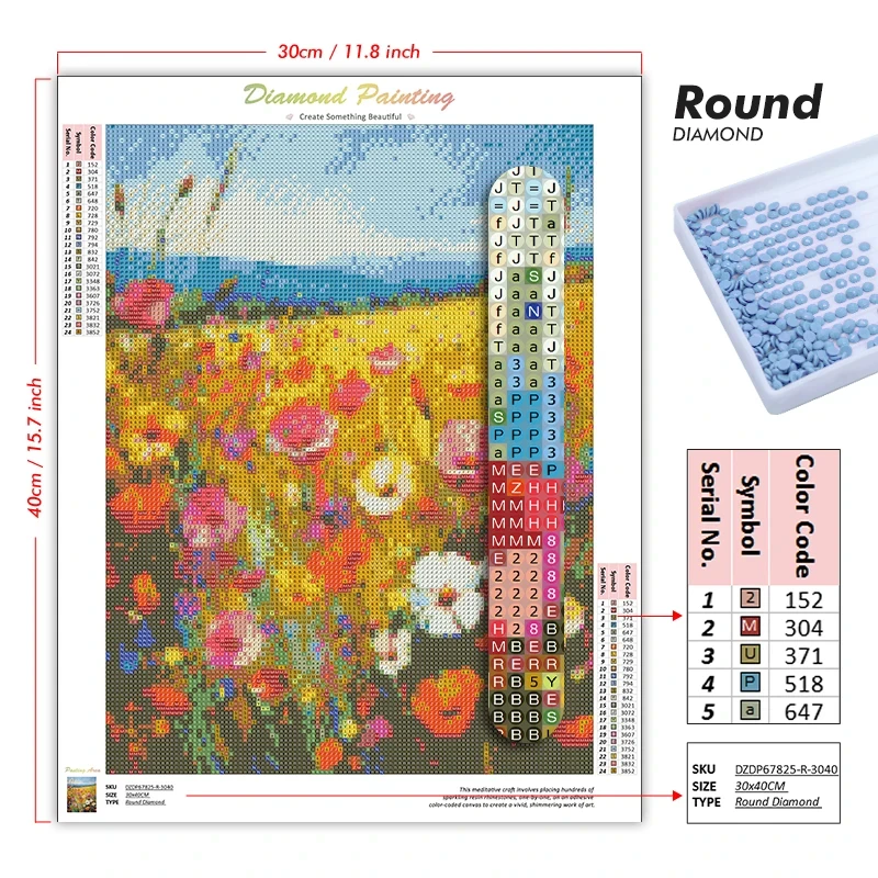 ชุดภาพวาดเพชร DIY สไตล์ย้อนยุค - Home Decor Tokyo บทวิจารณ์และราคา