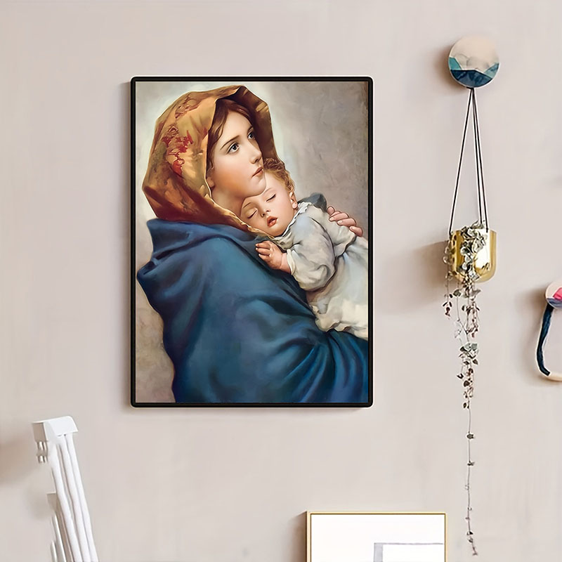 2026 ภาพโปสเตอร์ผ้าแคนวาสวินเท - Home Decor Jesus บทวิจารณ์และราคา