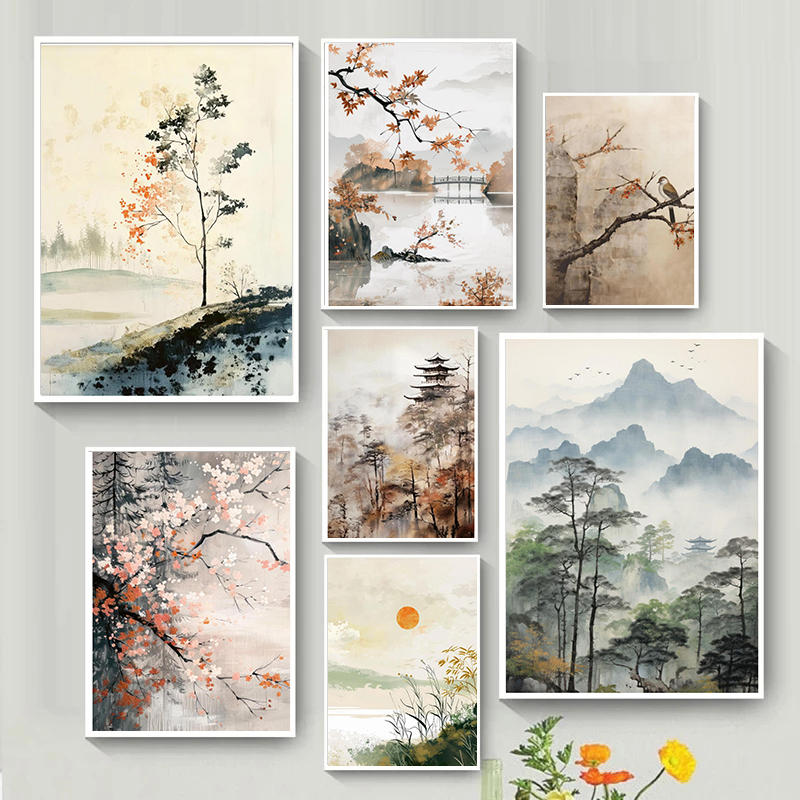 ศิลปะญี่ปุ่นสมัยใหม่แบบมินิมอล - Home Decor Zen บทวิจารณ์และราคา