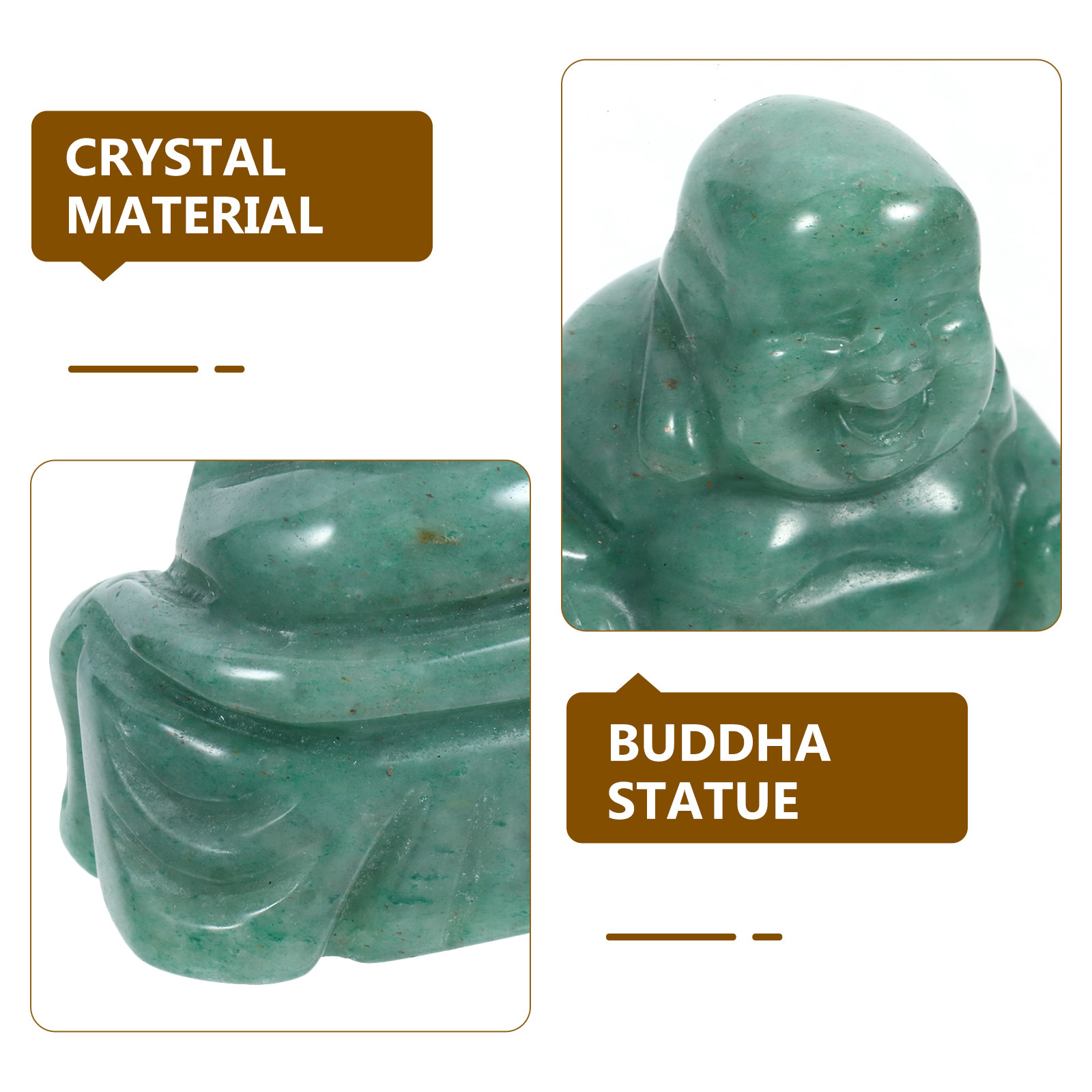 พระพุทธรูปคริสตัลพรีเมียม ขนาด - Home Decor Zen บทวิจารณ์และราคา