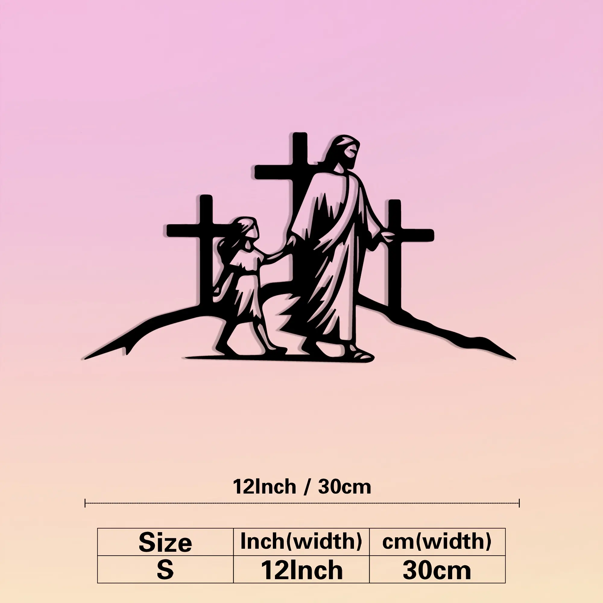 CIFBUY งานศิลปะติดผนังรูปไม้กา - Home Decor Jesus บทวิจารณ์และราคา