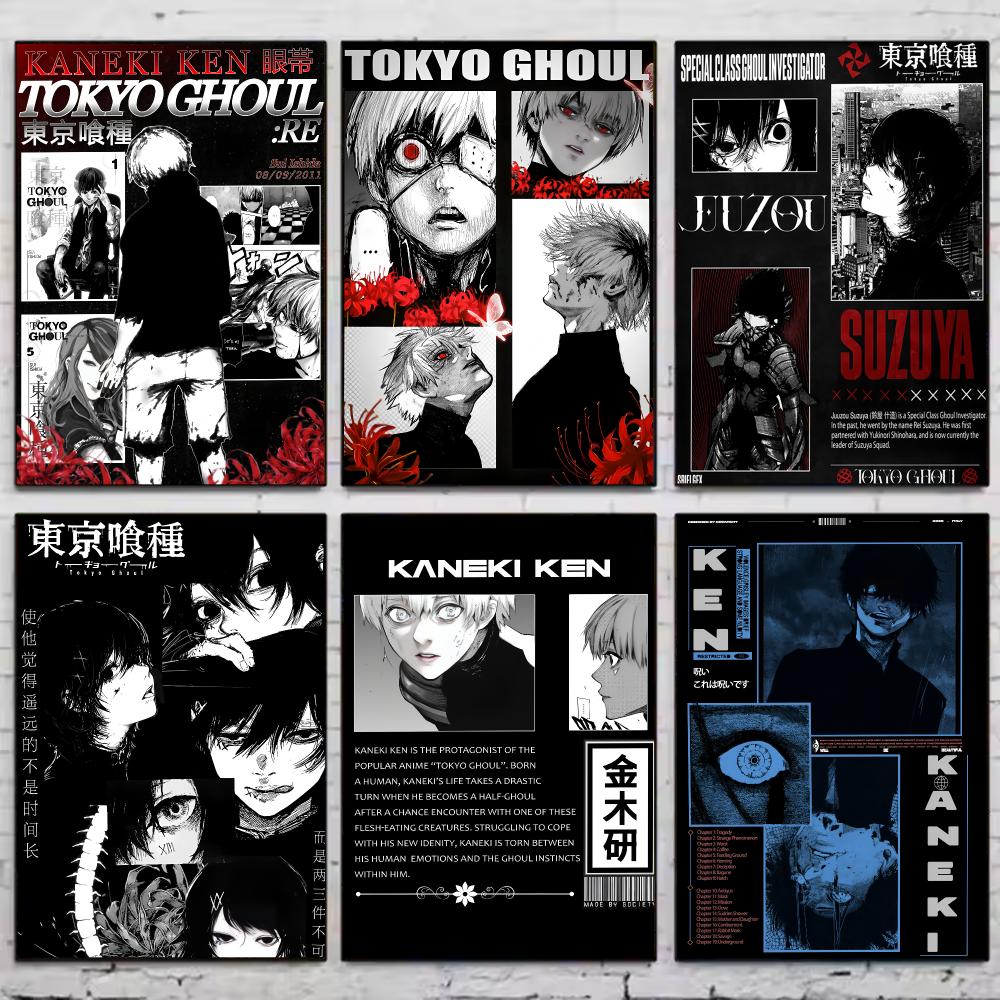 โปสเตอร์อนิเมะ Tokyo Ghoul โปส - Home Decor Tokyo บทวิจารณ์และราคา