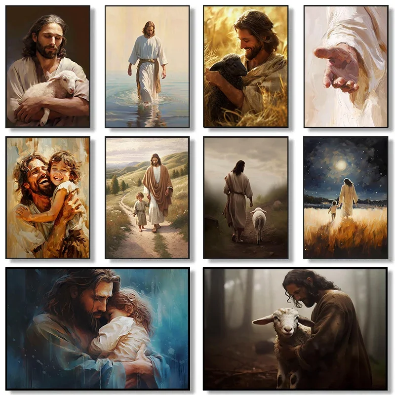 พระเยซูคริสต์เดินบนน้ำ ภาพพระเ - Home Decor Jesus บทวิจารณ์และราคา
