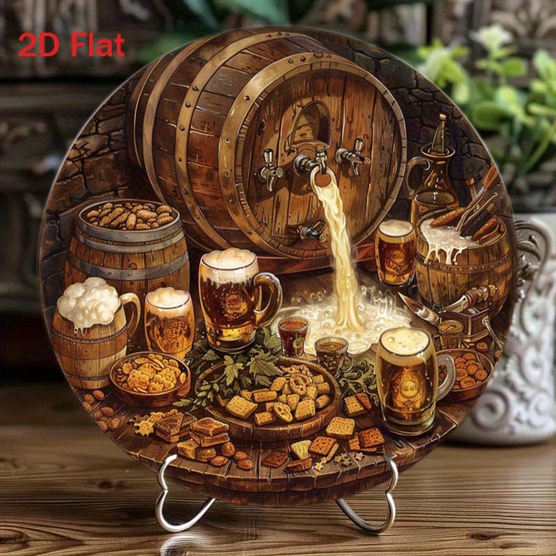 ป้ายอะลูมิเนียมทรงกลม 2 มิติ 1 - Home Decor Korea บทวิจารณ์และราคา