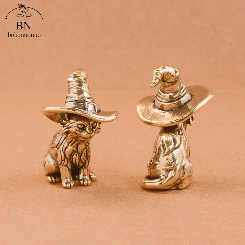 รูปปั้นแมวพ่อมดน่ารักขนาดเล็ก  - Home Decor Korea บทวิจารณ์และราคา