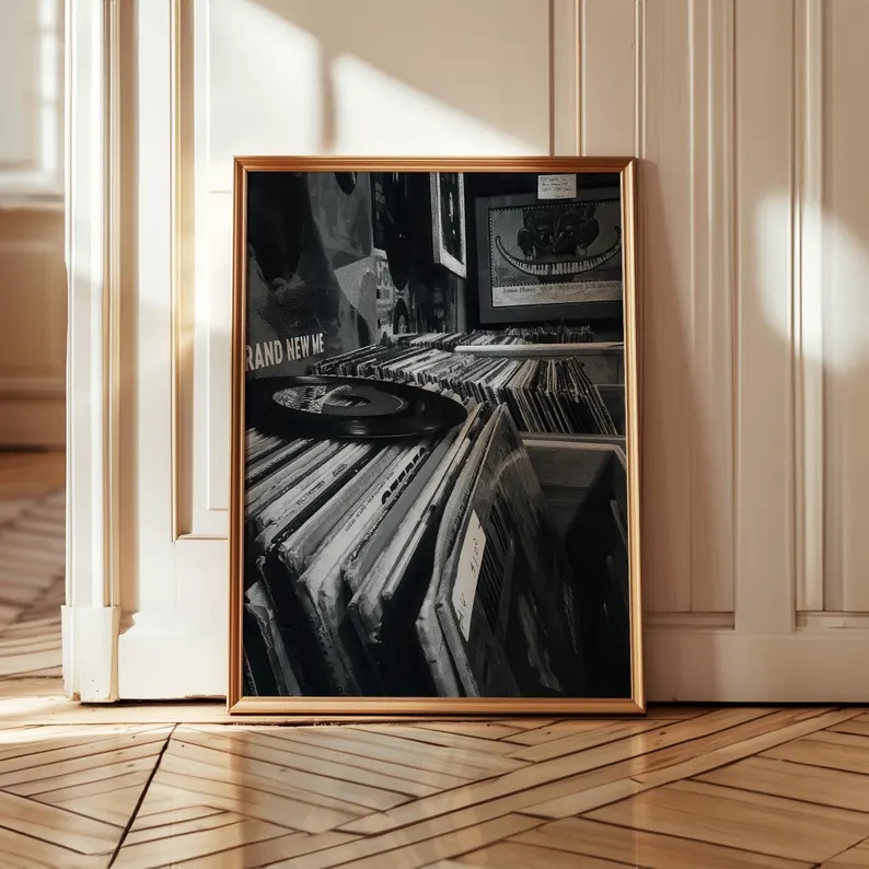 ร้านขายแผ่นเสียงไวนิลสมัยใหม่  - Home Decor White บทวิจารณ์และราคา