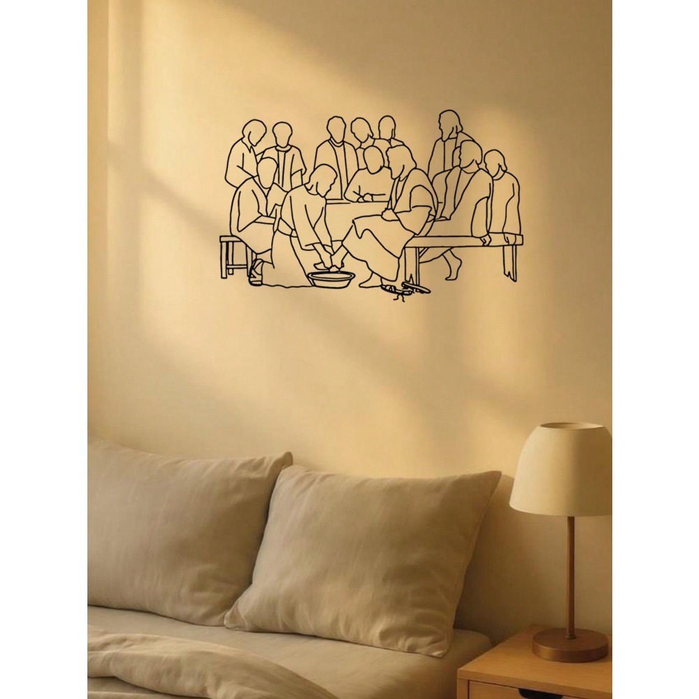 งานศิลปะติดผนังโลหะของพระเยซูแ - Home Decor Jesus บทวิจารณ์และราคา