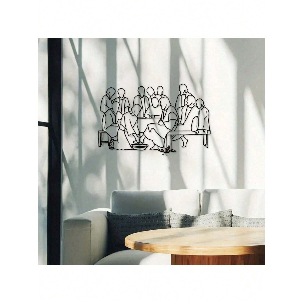 งานศิลปะติดผนังโลหะของพระเยซูแ - Home Decor Jesus บทวิจารณ์และราคา