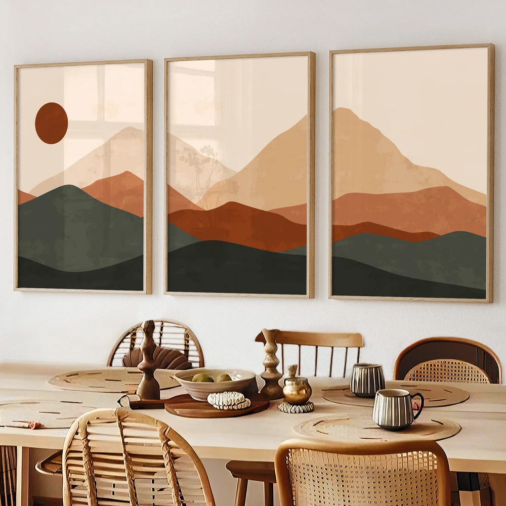 3 ชิ้น/เซ็ต ภาพพิมพ์บนผ้าใบลาย - Home Decor Japanese บทวิจารณ์และราคา