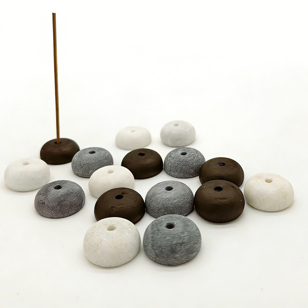 ที่วางธูปหินธรรมชาติ 2 ชิ้น ฐา - Incense Stick Holder บทวิจารณ์และราคา
