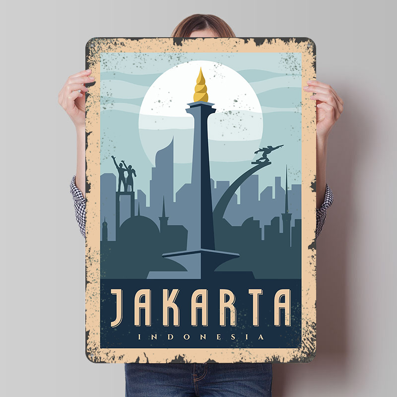 จาการ์ตา อินโดนีเซีย โปสเตอร์โ - Home Decor Jakarta บทวิจารณ์และราคา