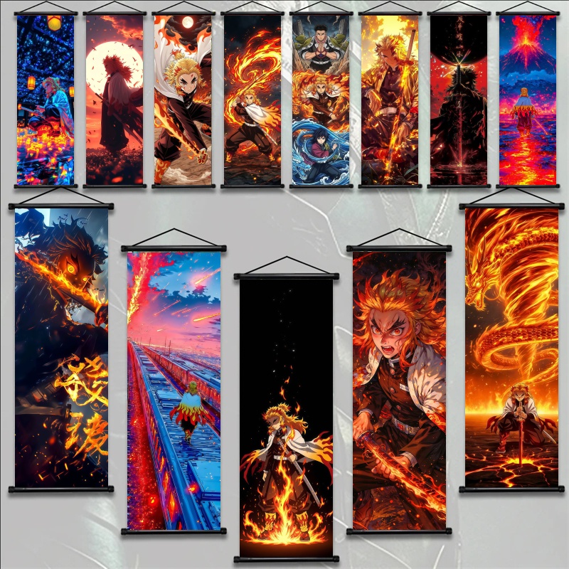 ผ้าพิมพ์ลายอนิเมะ Demon Slayer - Home Decor Japanese บทวิจารณ์และราคา