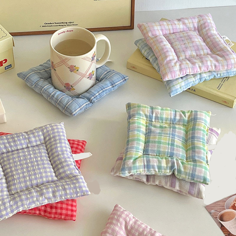 แผ่นรองแก้วสไตล์เกาหลี ทำด้วยม - Home Decor Korea บทวิจารณ์และราคา