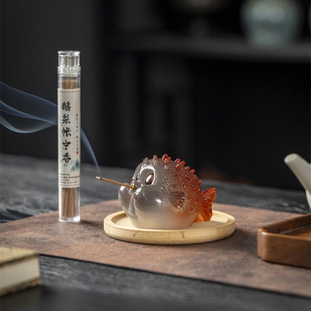 ที่ใส่ธูปปลาปักเป้า ที่ใส่ธูปร - Incense Stick Holder บทวิจารณ์และราคา