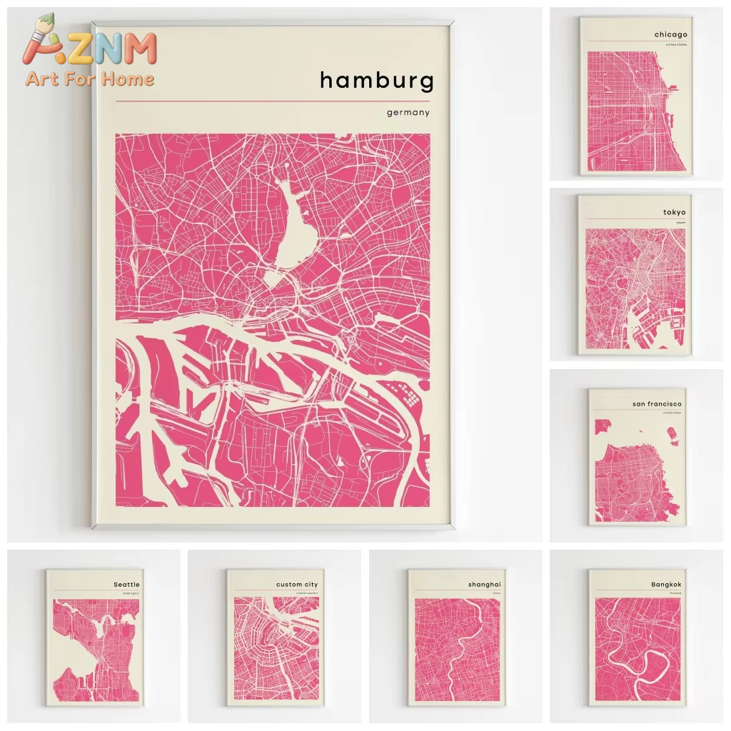1 ชิ้น, โปสเตอร์และภาพพิมพ์แผน - Home Decor Tokyo บทวิจารณ์และราคา