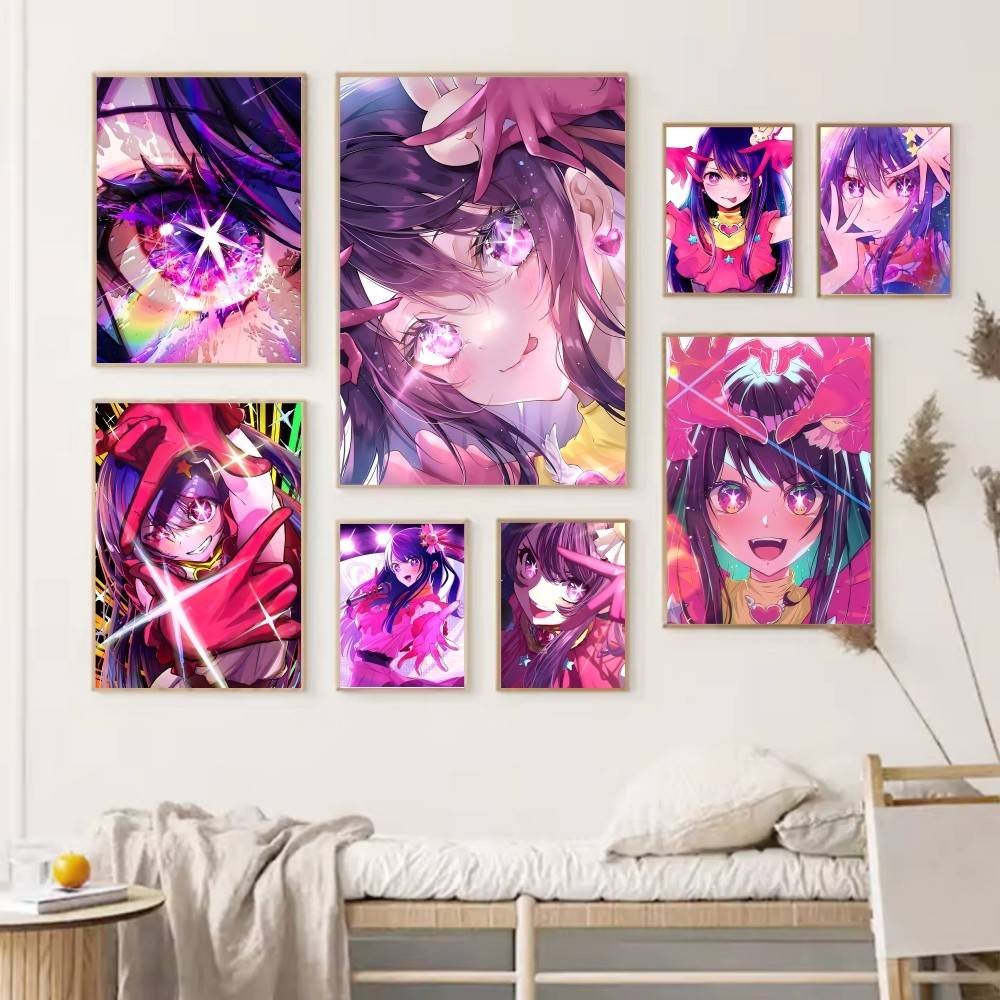 โปสเตอร์ตัวละครอนิเมะ A-Ai H-H - Home Decor Ai Free บทวิจารณ์และราคา