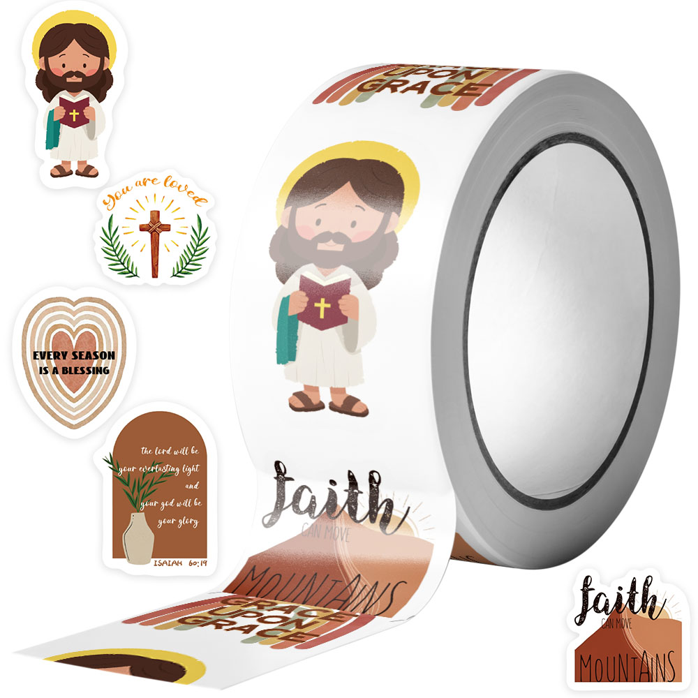 500 ชิ้นพระเยซูพระคัมภีร์สติกเ - Home Decor Jesus บทวิจารณ์และราคา