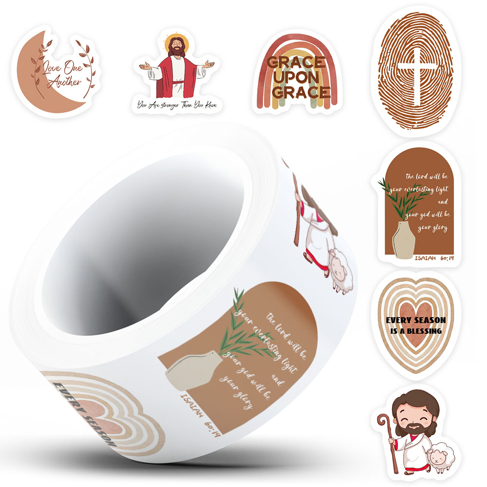 500 ชิ้นพระเยซูพระคัมภีร์สติกเ - Home Decor Jesus บทวิจารณ์และราคา