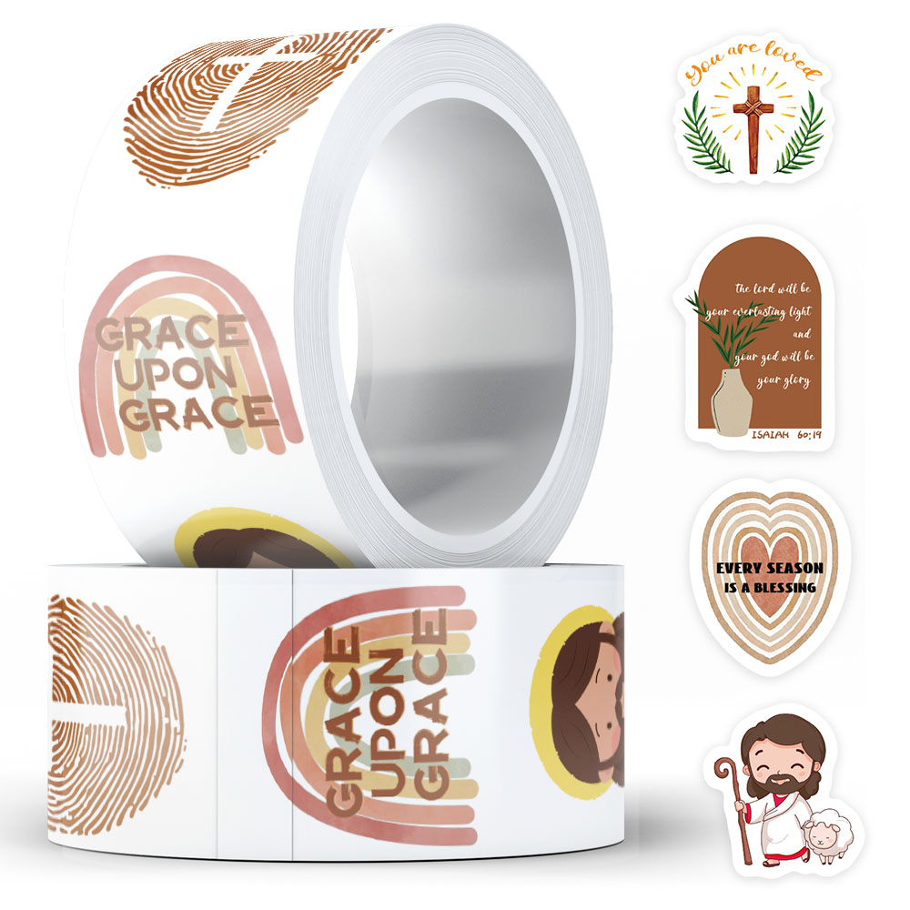 500 ชิ้นพระเยซูพระคัมภีร์สติกเ - Home Decor Jesus บทวิจารณ์และราคา