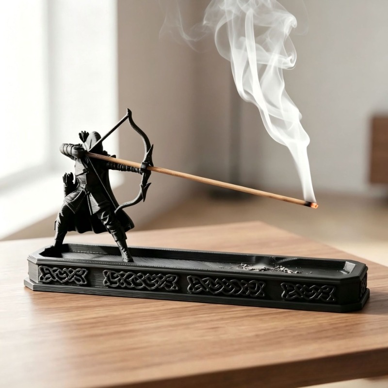 เตาเผาธูป 3D พิมพ์ลายนักธนู แฟ - Incense Stick Holder บทวิจารณ์และราคา