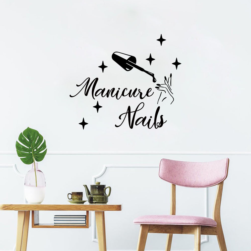 1PC Creative Manicure Personal - Home Decor Wall Tiles บทวิจารณ์และราคา