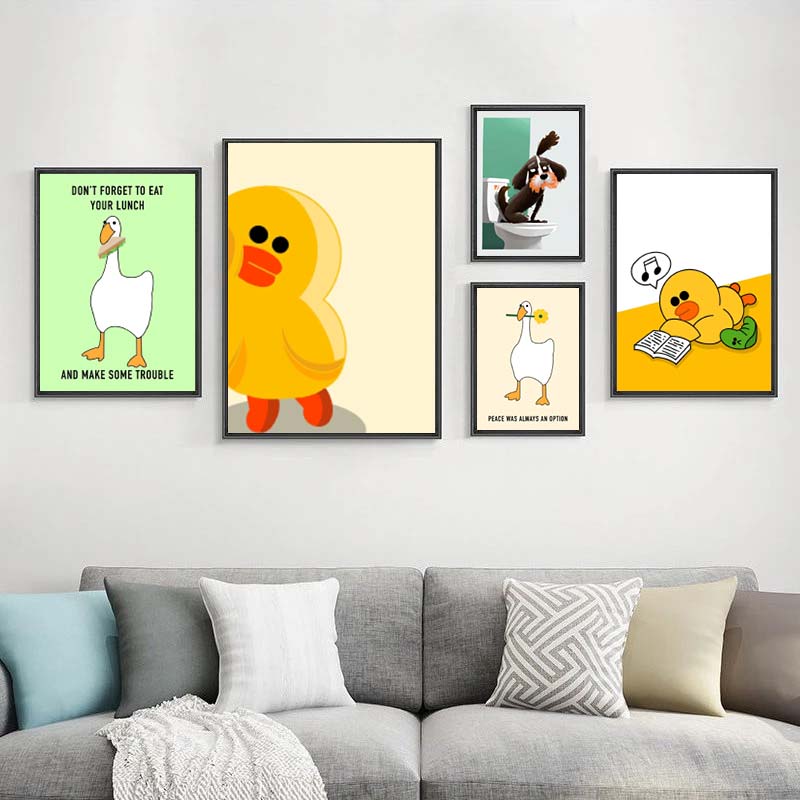 โปสเตอร์และภาพพิมพ์ลายมีมตลกๆ  - Home Decor Duck บทวิจารณ์และราคา