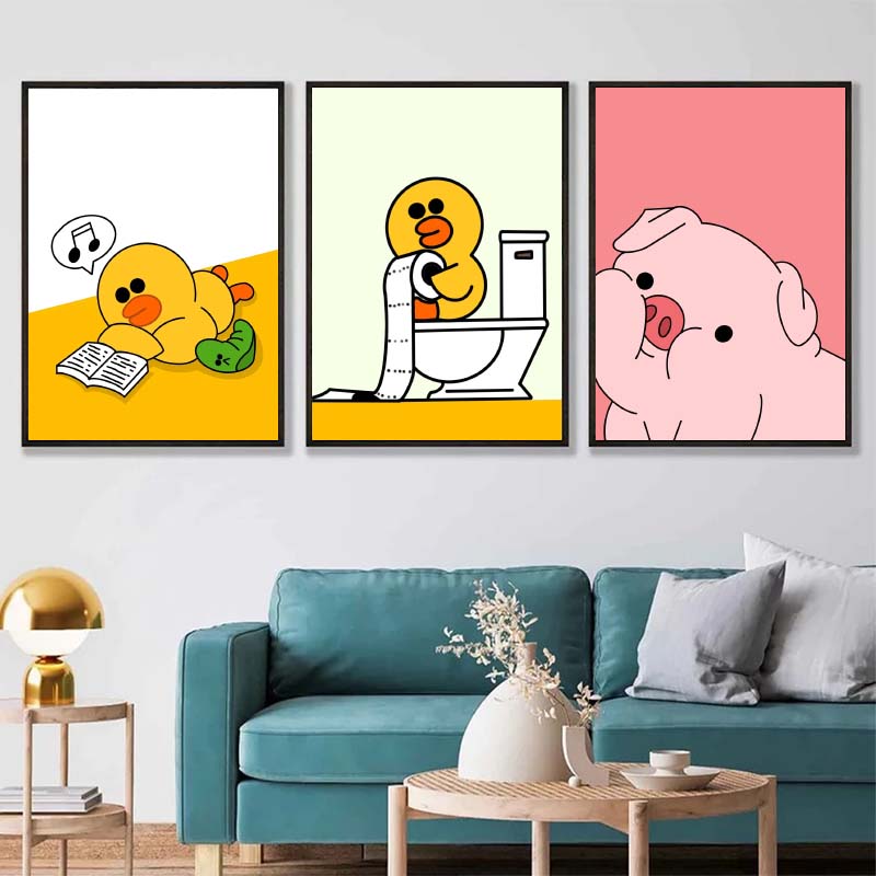 โปสเตอร์และภาพพิมพ์ลายมีมตลกๆ  - Home Decor Duck บทวิจารณ์และราคา